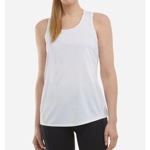 EUC Artic White Danskin Now Athletic Tank Top Size L